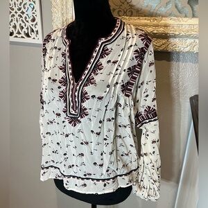 Ulla Johnson Bohemian Floral Blouse